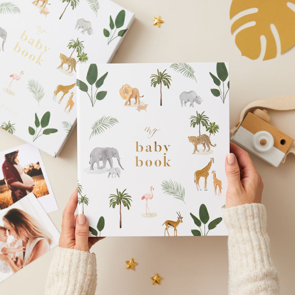 My Baby Book - Baby Memory Book - Jungle